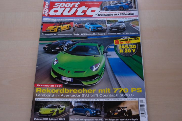 Deckblatt Sport Auto (04/2019)